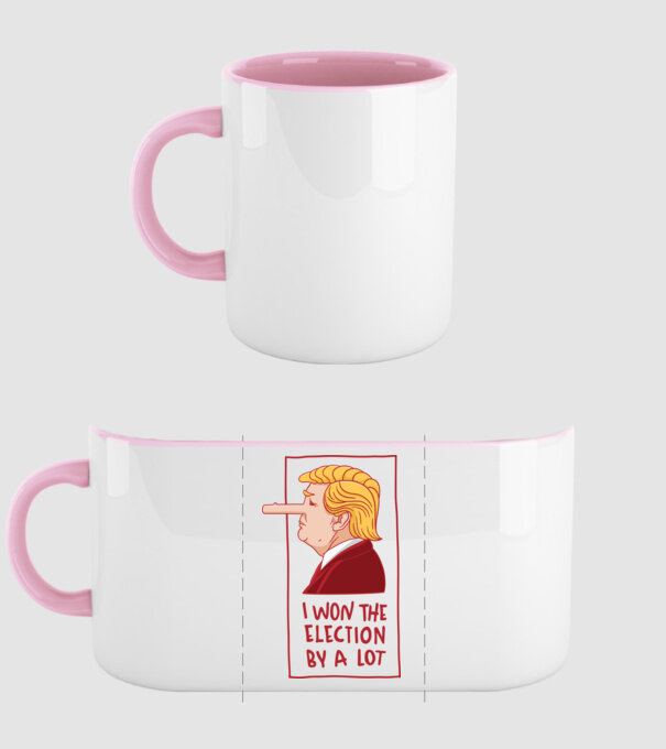 Pinocchio Trump model roz deschis pe tricou
