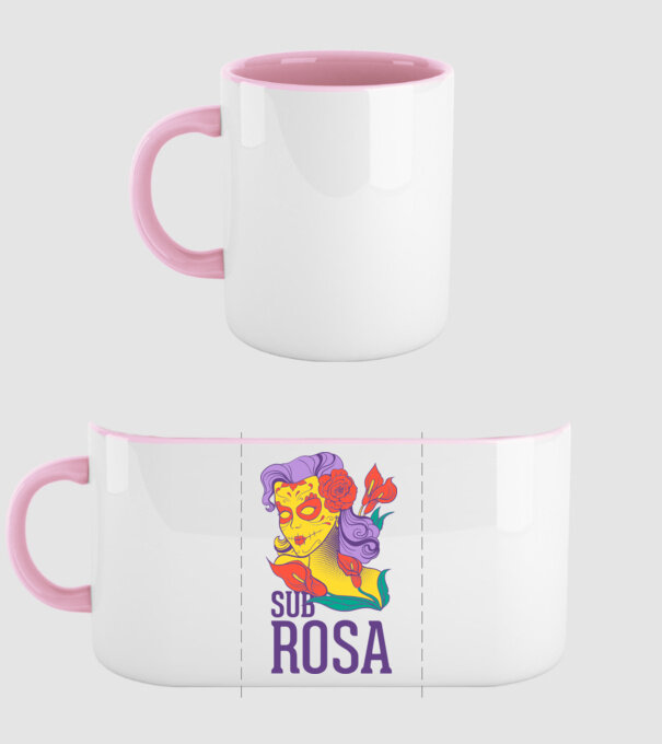 Sub Rosa model roz deschis pe tricou