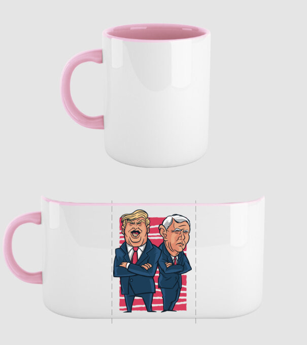 Trump Pence USA model roz deschis pe tricou