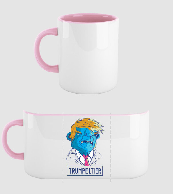 Trumpeltier monstru Trump model roz deschis pe tricou