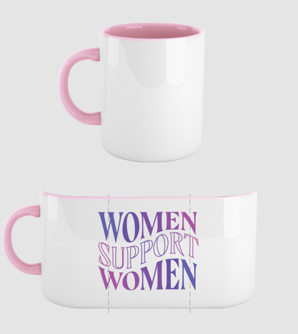 Women Support Women Ziua Femeilor model roz deschis pe tricou