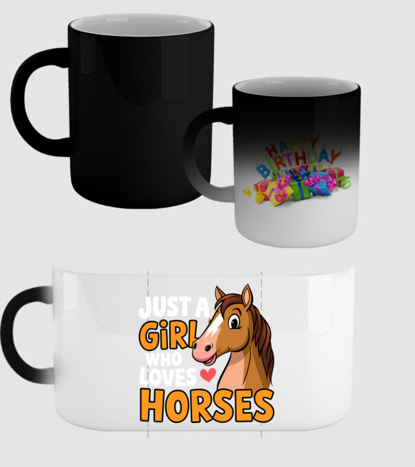 Just a girl who loves horses Negru model negru pe tricou