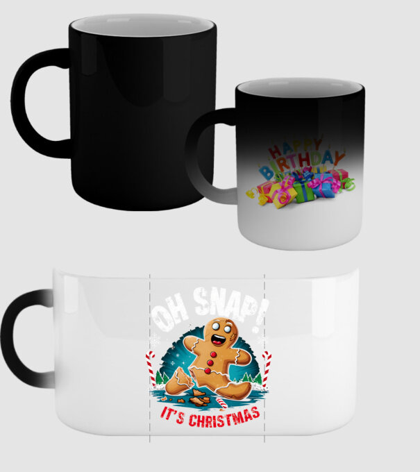 Oh snap! It's christmas Negru model negru pe tricou