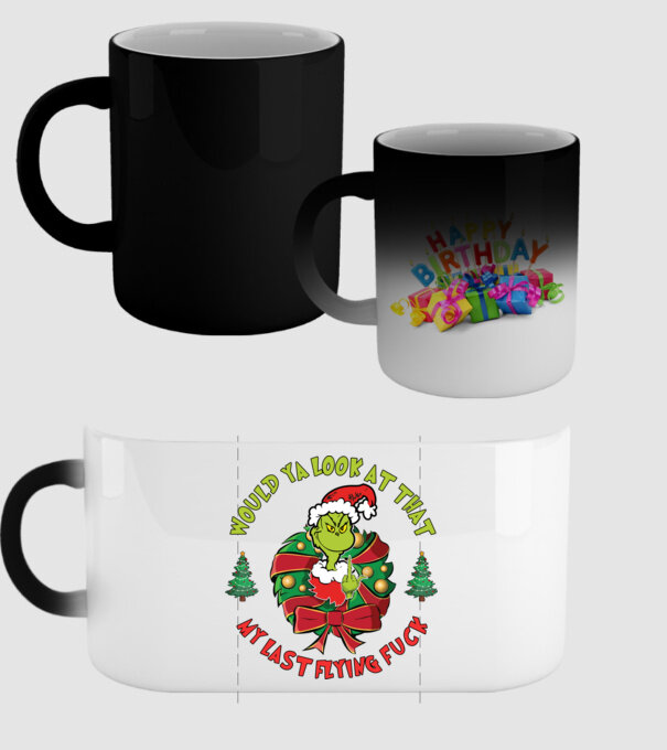 Would ya look at that - Grinch model negru pe tricou