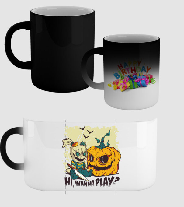 Vrei să te joci? Halloween model negru pe tricou