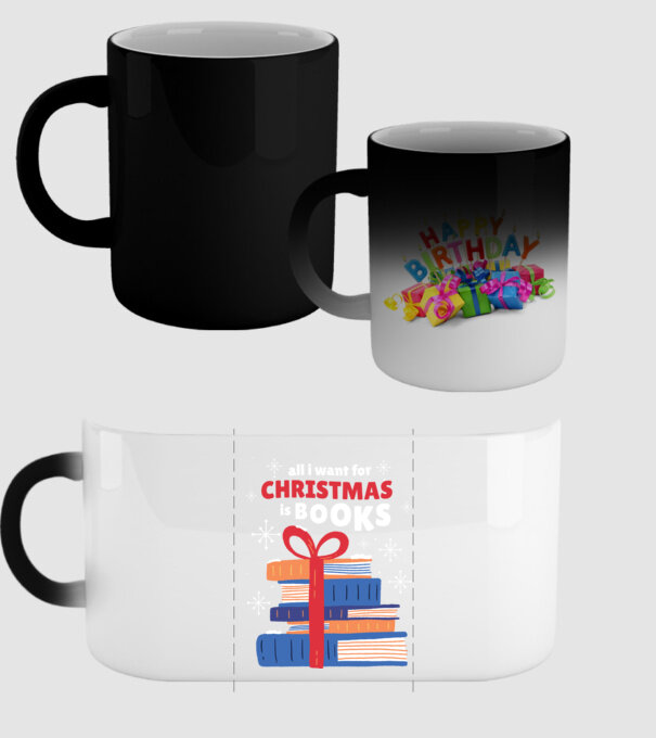 All I want for Christmas is Books tricou cu cărți model negru pe tricou