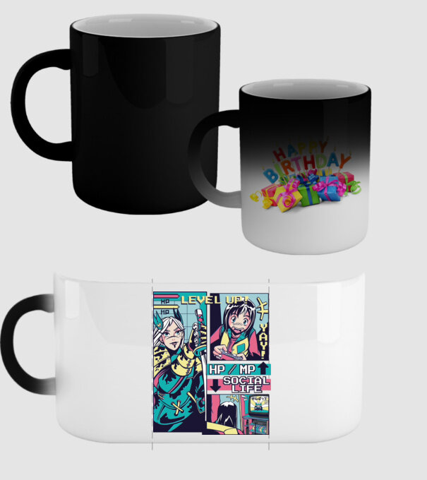 Anime Vaporwave benzi desenate model negru pe tricou