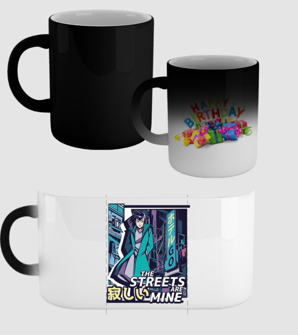 Anime Vaporwave benzi desenate model negru pe tricou