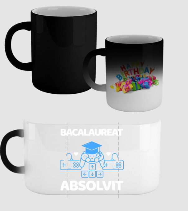 Bacalaureat absolvit model negru pe tricou