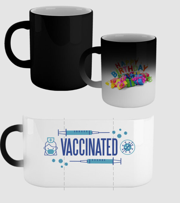 Sunt vaccinat model negru pe tricou