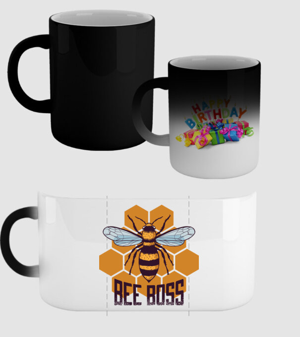 Bee Boss Șef Apicultor model negru pe tricou