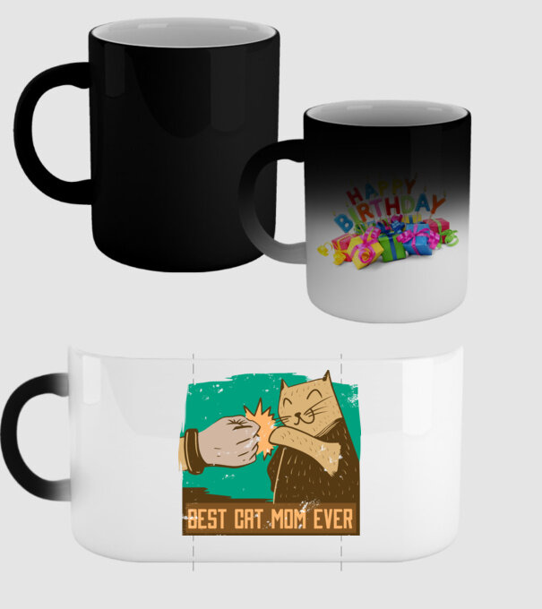 Best Cat Mom Ever - Cea mai bună mamă cu pisici model negru pe tricou