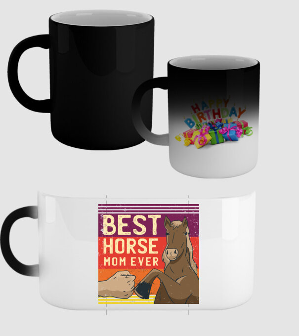 Best Horse Mom Ever - Cea mai bună mamă cu cal model negru pe tricou