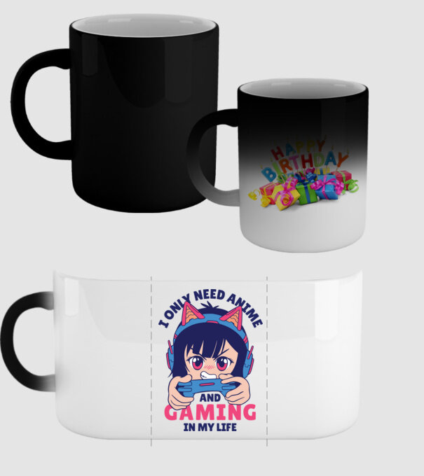Am nevoie doar de Anime și Jocuri model negru pe tricou