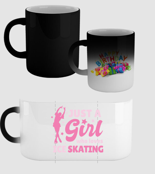 Doar o fată căreia îi place să patineze model negru pe tricou