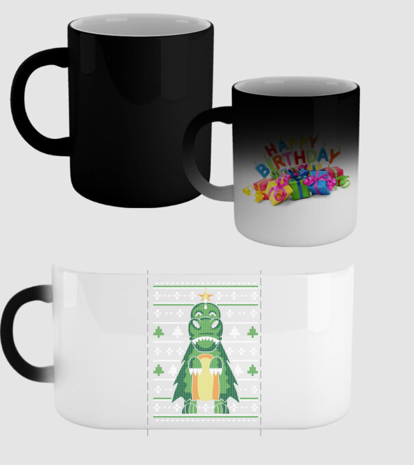 T-rex cu pulovăr urât model negru pe tricou