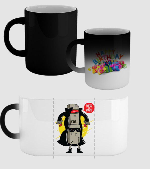 Ctrl Z Terminator Parodie model negru pe tricou