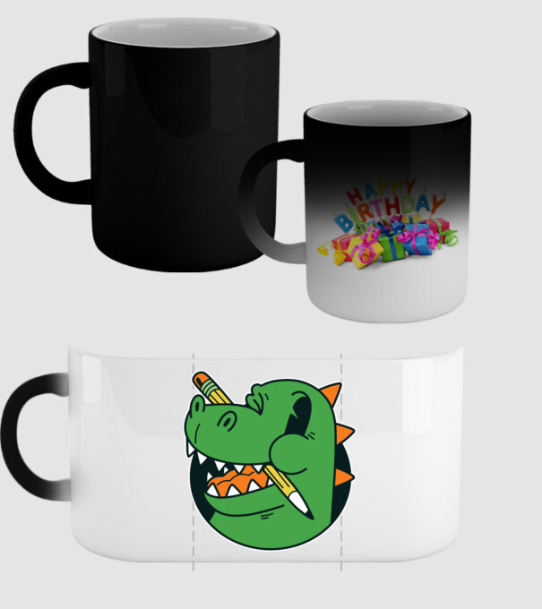 Elev Dinozaur drăguț model negru pe tricou