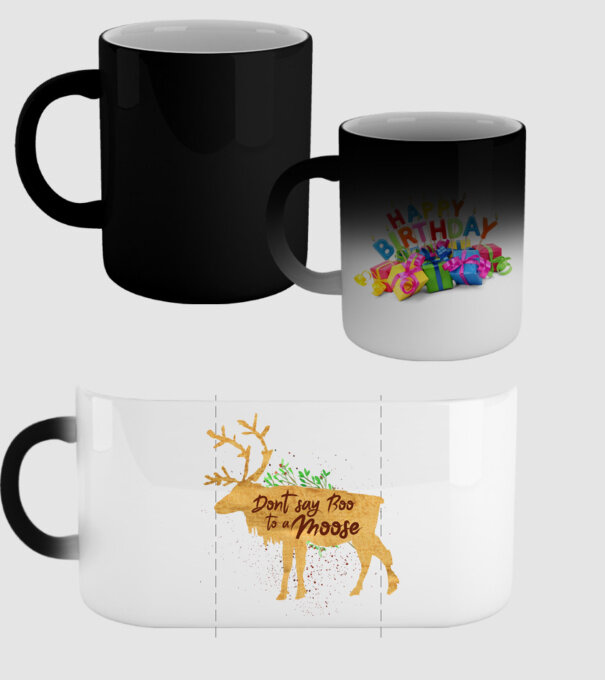 Dont say boo to the moose model negru pe tricou