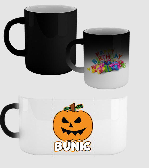 bunic model negru pe tricou