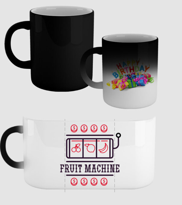 Fruit Machine Slot Machine model negru pe tricou