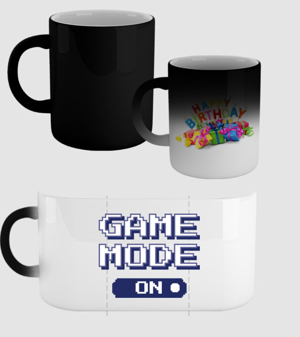 Game mode on Gamer pixel model negru pe tricou