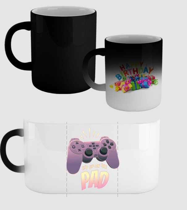 Gamer Controler model negru pe tricou