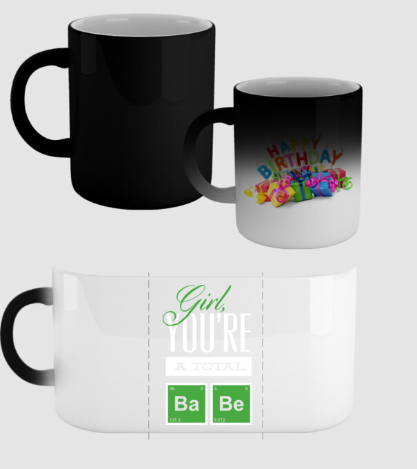 Girl you are a total Babe model negru pe tricou