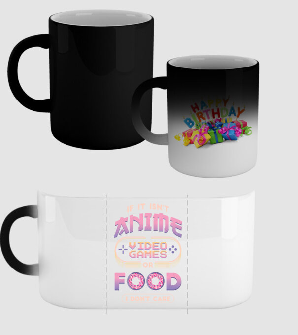 Dacă nu e vorba de anime, joc video sau mâncare, nu-mi pasă model negru pe tricou