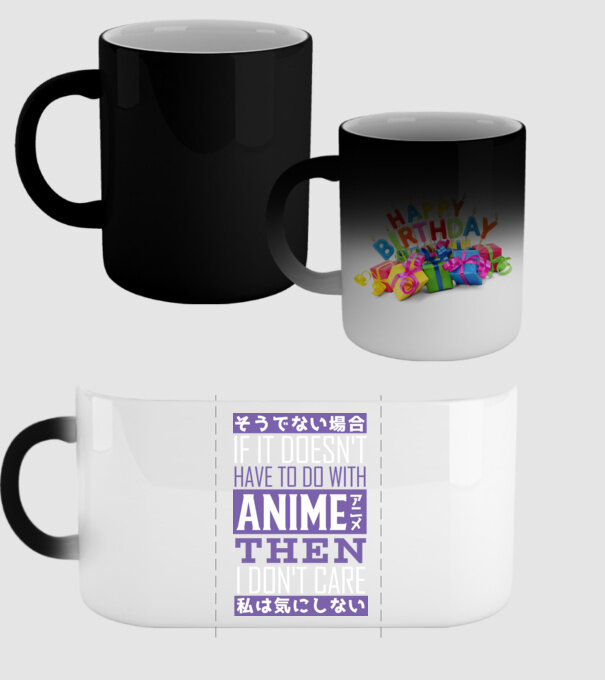 Dacă nu are nimic de-a face cu Anime, nu-mi pasă model negru pe tricou