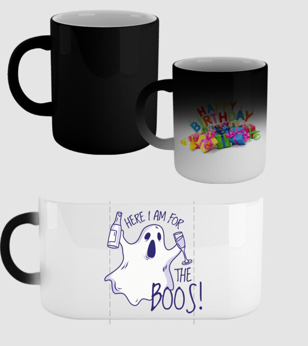 Here I am for the Boos model negru pe tricou