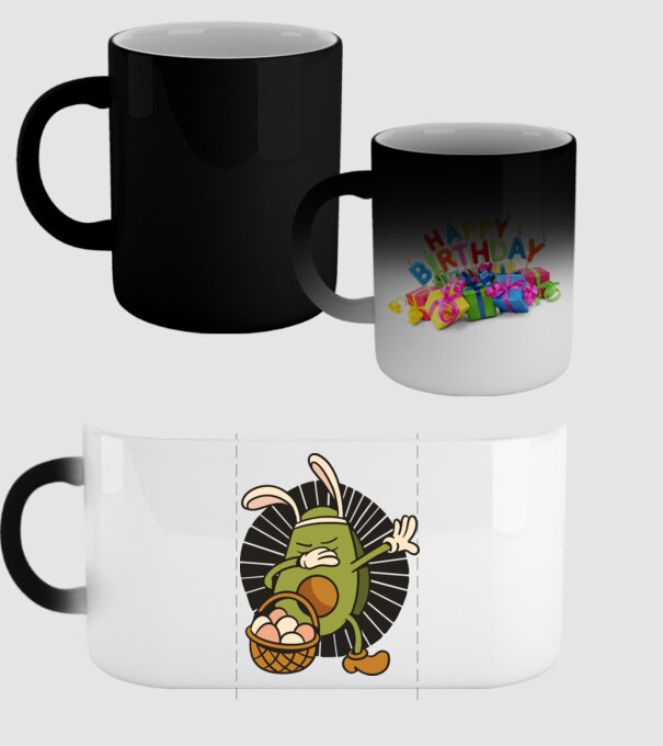 Avocado de Paște DAB model negru pe tricou