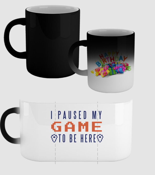 I Paused my game to be here model negru pe tricou