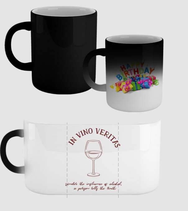 In Vino Veritas - Adevărul este în vin model negru pe tricou