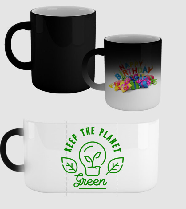 Keep The Planet Green - Ziua Pământului model negru pe tricou