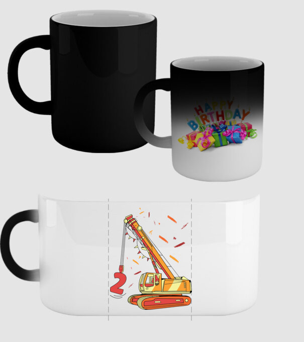 Prindere 2nd Birthday model negru pe tricou