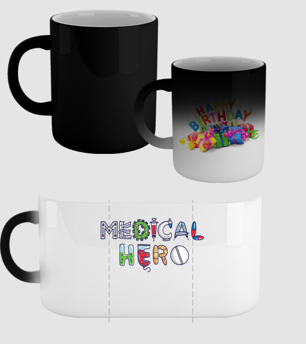 Medical Hero - Eroi de zi cu zi model negru pe tricou