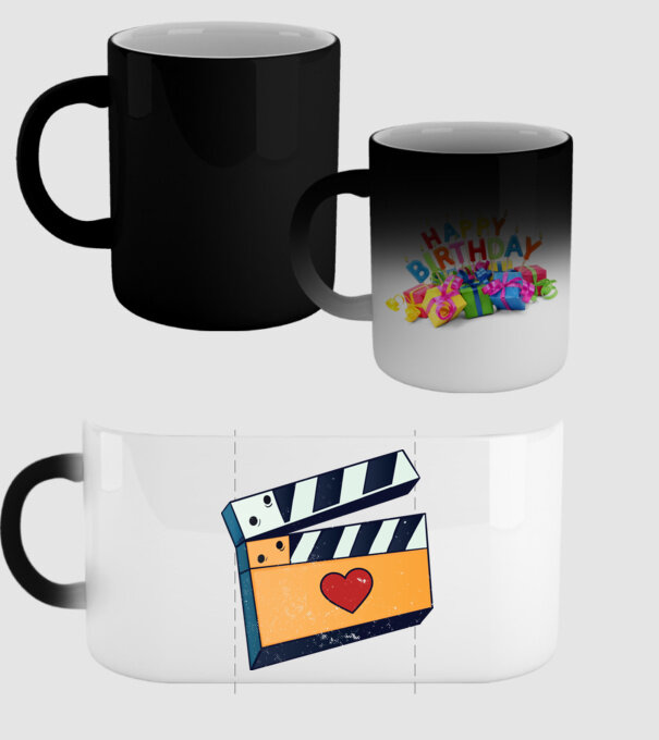 Cinema Film model negru pe tricou