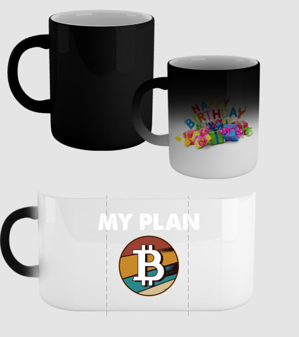 My plan B - Bitcoin model negru pe tricou