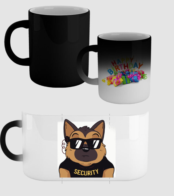 Ciobănesc german Security tricou amuzant cu Câine model negru pe tricou