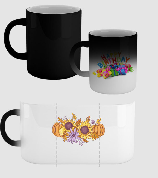 Scena de toamnă Halloween model negru pe tricou