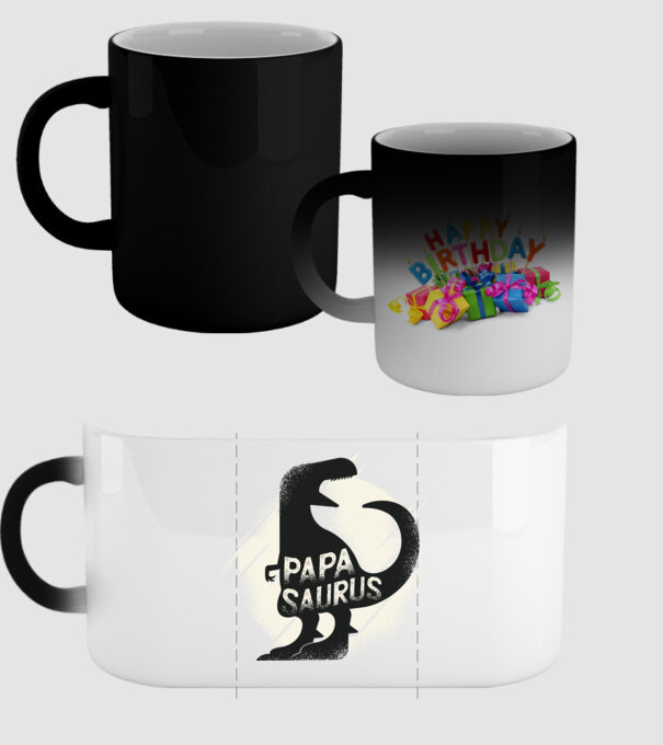 papasaurus model negru pe tricou