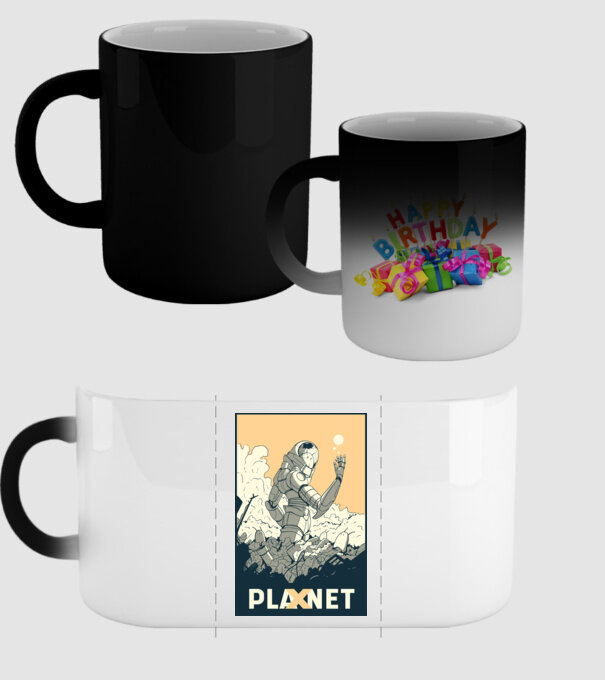 Planet X model negru pe tricou