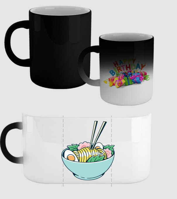 Paste Ramen model negru pe tricou