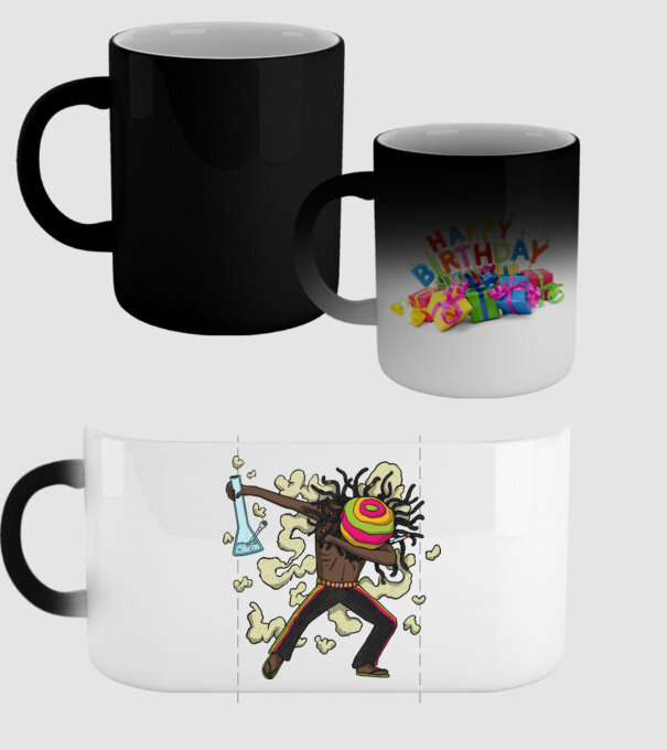 Dreadlock DAB model negru pe tricou