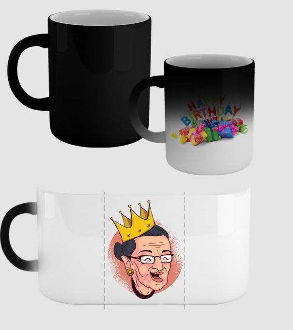 Ruth Bader Ginsburg model negru pe tricou