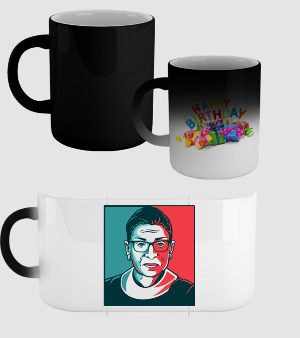 Ruth Bader Ginsburg model negru pe tricou