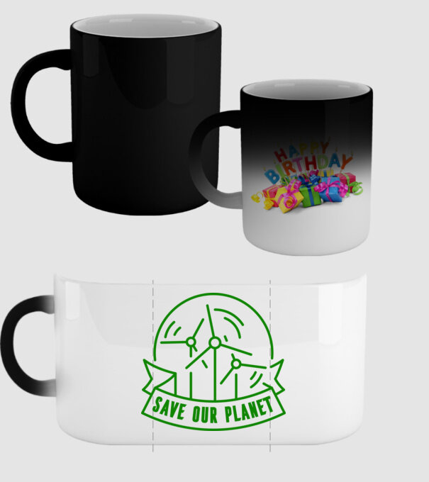 Save Our Planet - Ziua Pământului model negru pe tricou