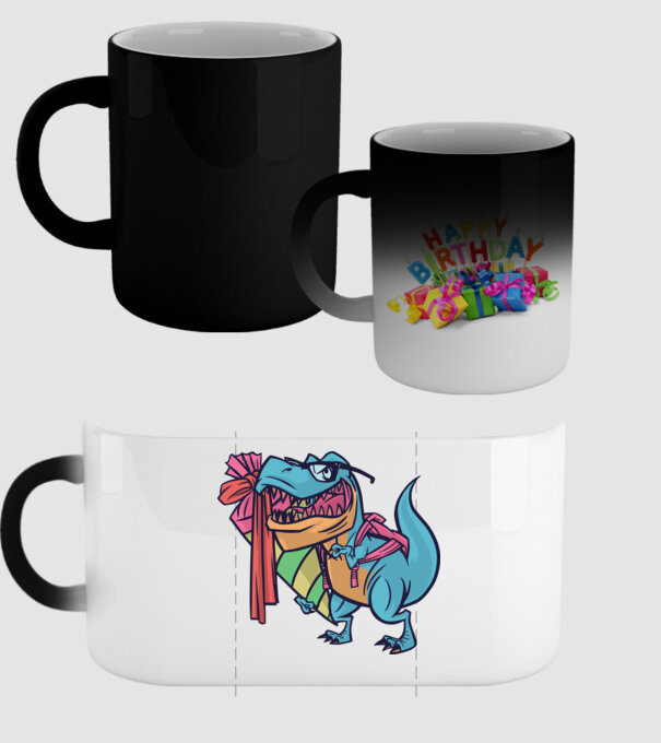 Elev T-rex model negru pe tricou