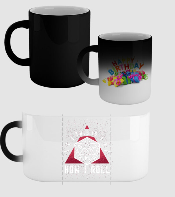 This is how I Roll - Joc de rol RPG model negru pe tricou